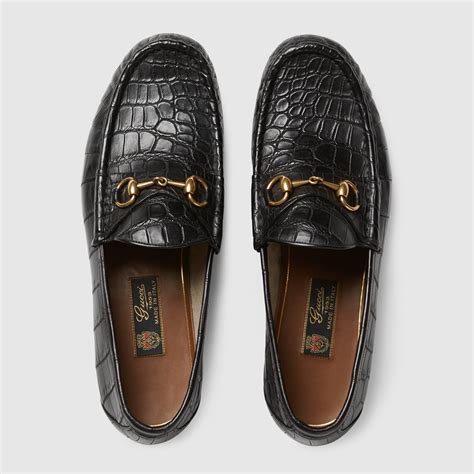 Gucci crocodile loafer